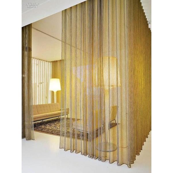 Corrosion Resistant Stylish Metal Coil Drapery With Rails / Other Fittings