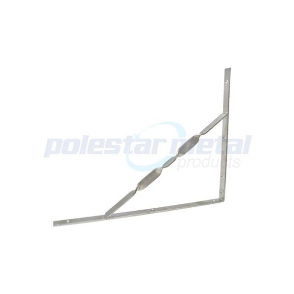 Hotel Construction Hardware Zinc Plated Steel Heavy Duty Wall Brackets