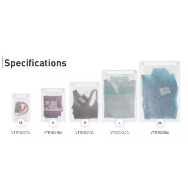 Garment Clear Glassine Paper Bag Non Plastic Gusset For T-Shirt