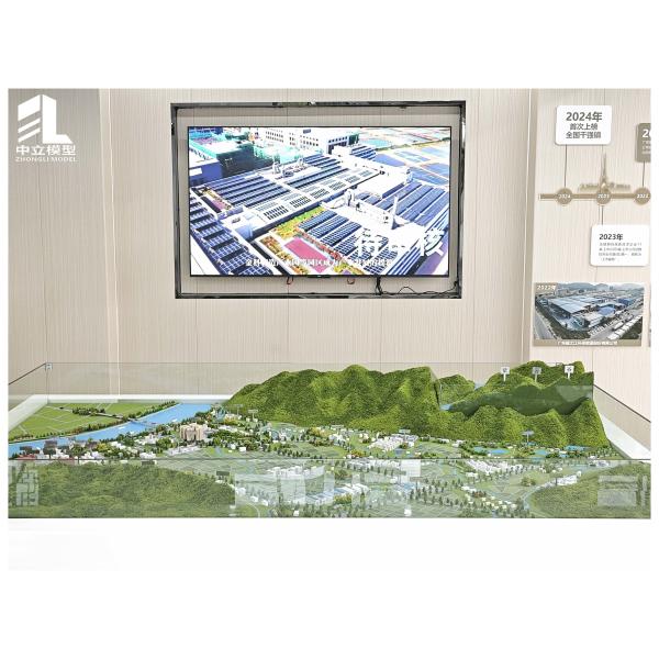 Future Urban Planning Model 1:50 1:100 1:500 Scale Model For Exhibition Hall