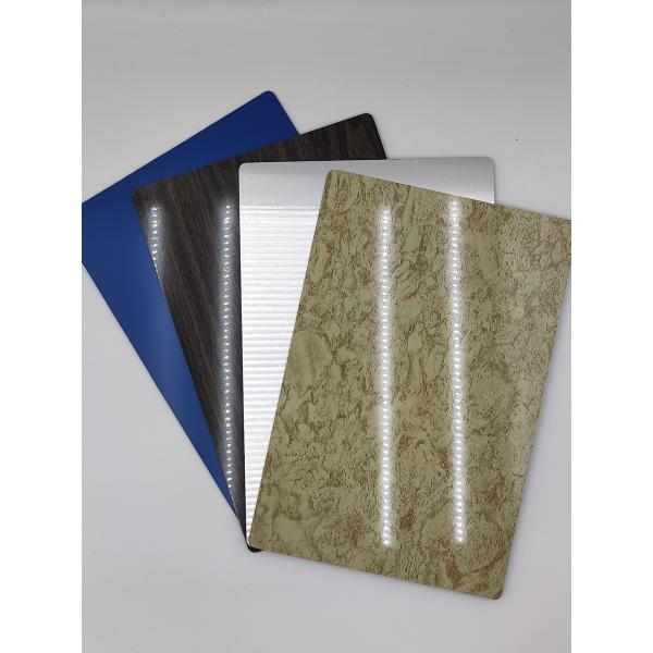 Plastic PVDF ACP Sheet Aluminum Sandwich Panel 0.5mm Aluminum Layer Thickness