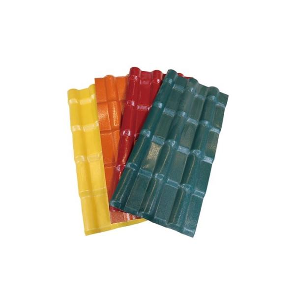 Plastic Resin PVC Roof Tile Easy Install Roof Tiles For Factory Roof Decor