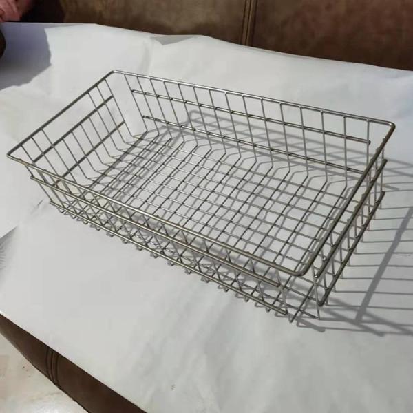 Food Grade Stainless Steel Welded Wire Mesh Baskets For Storing Bread