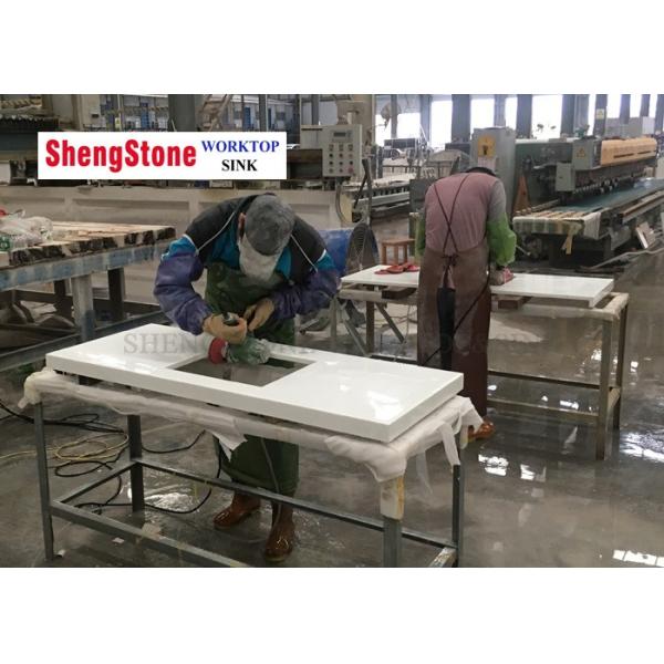 Nano White Polishing Crystal Glass Countertops , Nano Crystallized Glass Panel