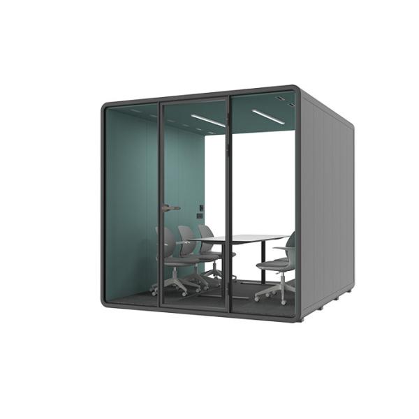 Model XL office pods Movable Meeting Booth with soundproof environment Unleash Collaboration Excellence