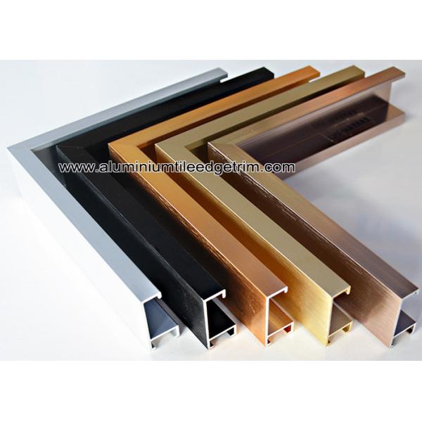 Brushed Effect Hanging Metal Photo Frame With Gold / Copper / Black