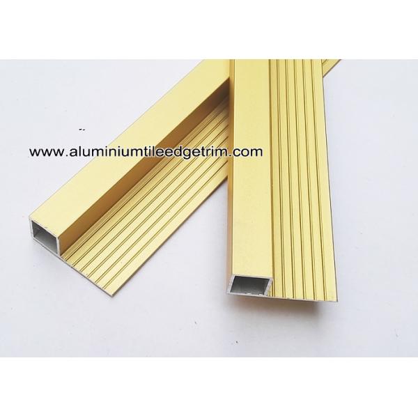 High End Metal Tile Corner Trim For Ceramic Tile Edging Matt Gold 10mm