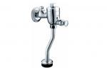 Chrome Brass Bathroom Sink Faucets / Self-Closing Urinal Flush Valve , 0.05 - 0