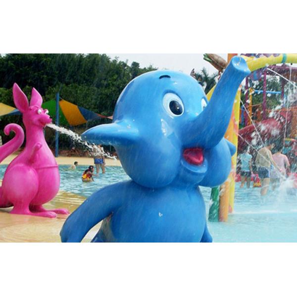 Fiberglass water fountain with Galvanized Carbon Steel Frame of amusement park equipment