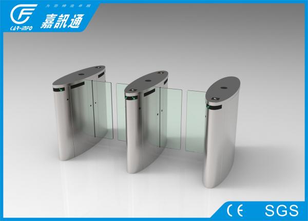 Quality Biometric Automatic Bank Sliding Gate  Access Control Barrier Gate Flap Sliding Barrier With fingerPrint wholesale