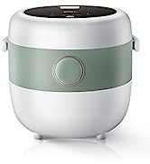 Cooker 3 Cups (Uncooked), 3D Heating and Fuzzy Logic, Healthy Nonstick Small Rice Cooker, PFAS-Free, Touch-Screen