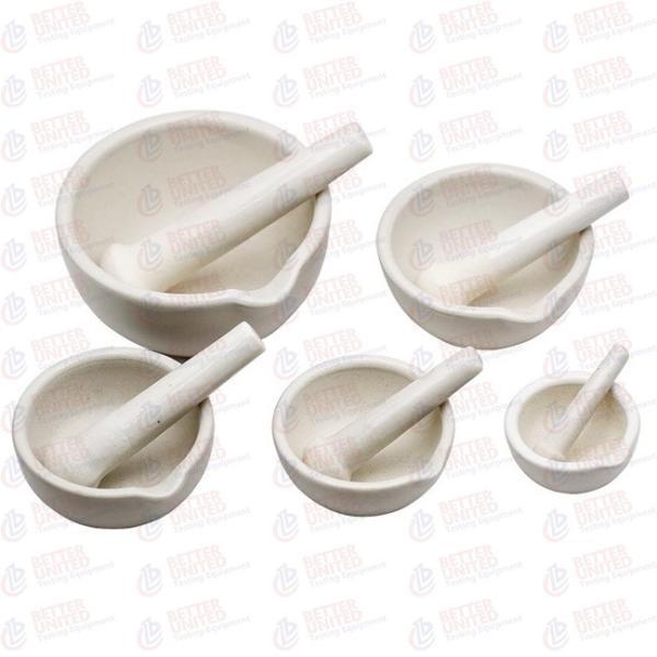 Wear Resistance Mortar And Pestle Porcelain High Temperature Resistance Soil Testing Equipment