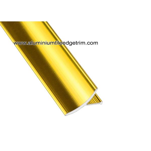 Aluminum Inside / Internal Tile Corner Trim / Decorative Strip For Cleading Panel