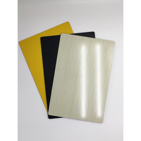 Polyester Surface Coating Fire Rated ACP Sheets 0.1mm Cladding Type