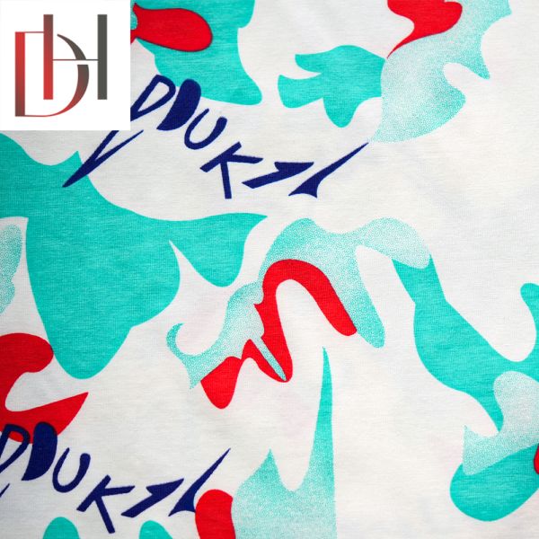 Customized High Quality 100% Polyester Fabric Dress Printed Fabric Factory