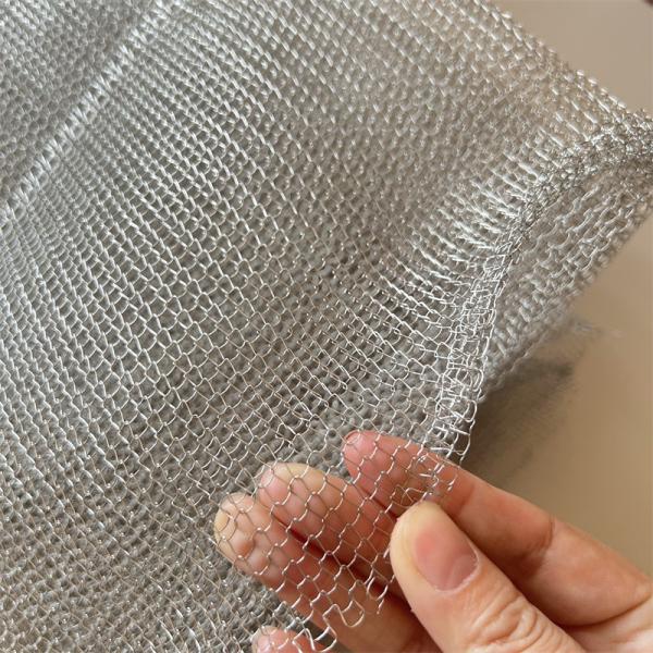 Rock Wool Blanket Wire Mesh In Nickel Chrome 80/20 Knitted Metal Mesh