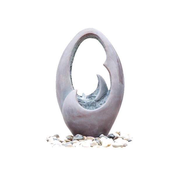 Oval Classic Led Fountain Waterproof Light Outdoor Water Fountain Garden Statue