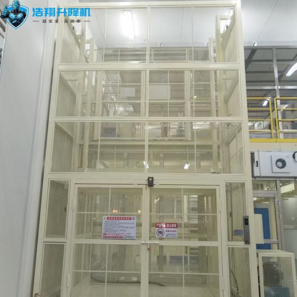 10T Hydraulic Freight Elevator Guide Rail Goods Lift For Workshop Heavy Duty Chain Drive System