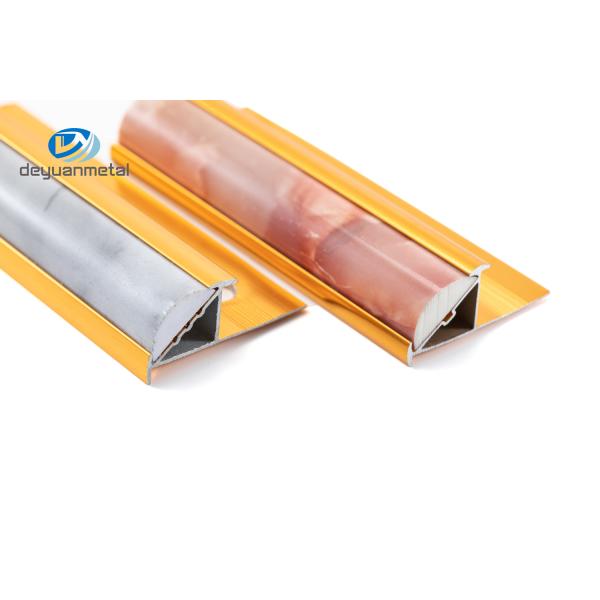 Anodised Aluminium Curved Corner Profile , 6063 aluminum wall corner guards