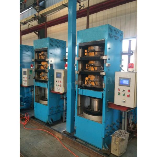 PLC Controlled Solid Rubber Tire Vulcanizing Machine YLL-4/8000 4000kN-30000kN