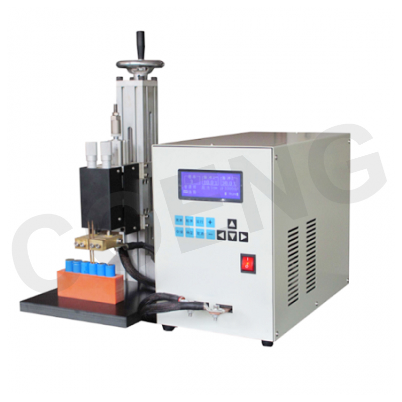 18650 Desk-Top Double Pulse Manual Spot Welding Machine For Battery Electrode Nickel Tabs Welding