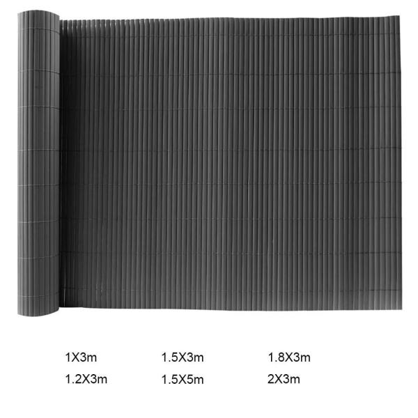 1M*3M PVC Vinyl Fence Roll UV Resistant Artificial Bamboo Roll For Garden