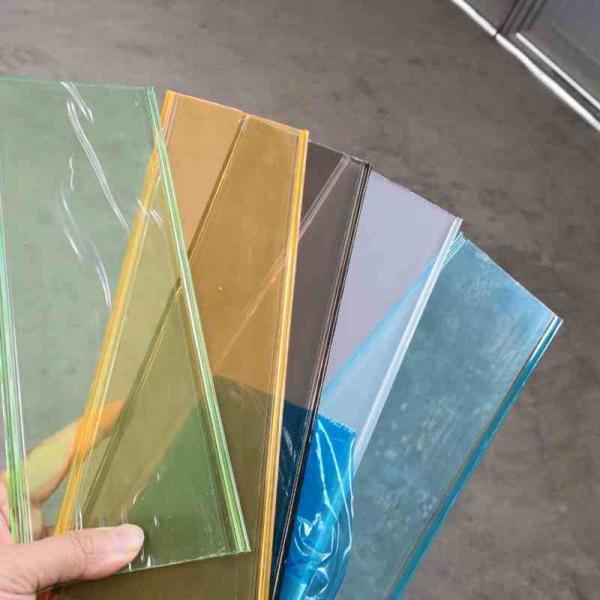 Commercial Transparent Polycarbonate Roller Shutter With Polycarbonate Slats