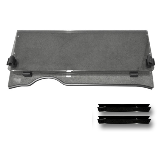 EZGO RXV (08-Up) Folding Golf Cart Acrylic Windshield (Tinted)