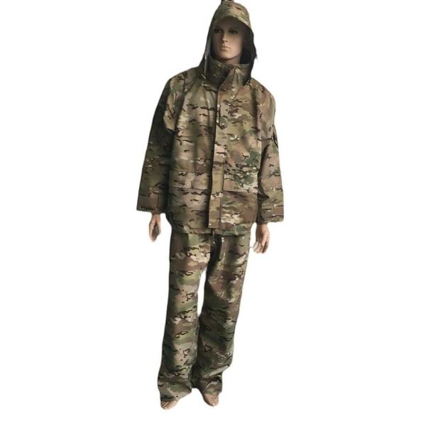 Military Tactical Fleece Jacket and Pants Set Waterproof Multicam