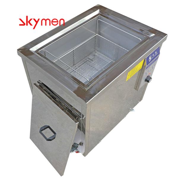 High Frequency Industrial Heated Ultrasonic Bath 120khz AISI 304 Tank 1500W