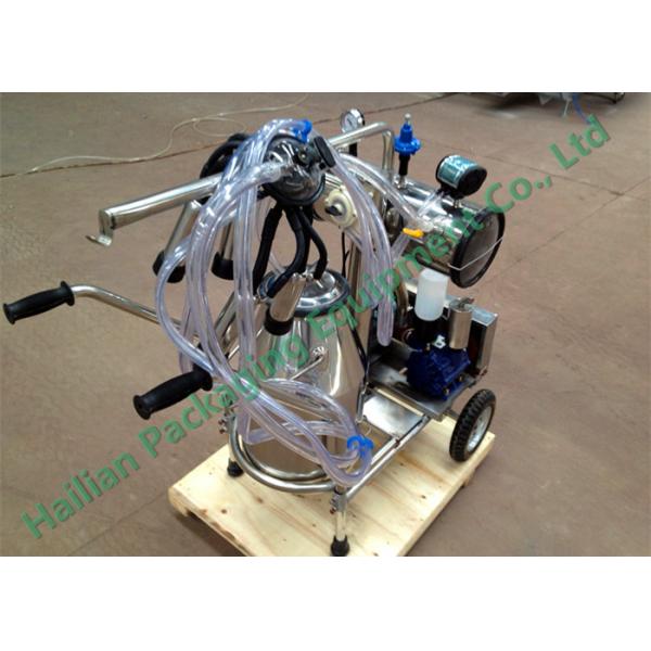Hand Operated Mobile Milking Machine Household Cows Milking