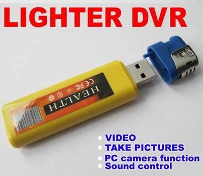 Cigarette Lighter Mini TF DVR Spy Hidden Camera Portable Covert USB Audio Video Recorder