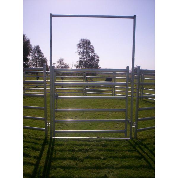 18 Round Corral Panels HEAVY Duty Outdoor Animal Enclosure with Gate