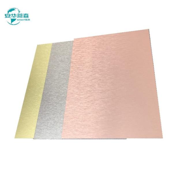 ISO9001 Brushed ACP Aluminium Cladding Board Aluminum Composite Panel Lightweigh