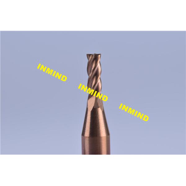 2 Flute TiSiN Coating Micro End Mill For Stainless Steel / Cast Iron