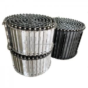 Cheap Cnc Machine Steel Scraps Chips Stainless Steel Conveyor Belt Hinged Metal Belts for sale