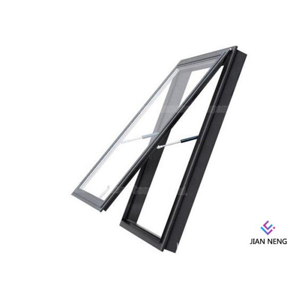 Waterproof Top Hung / Awning Aluminium Glass Windows , Residential Aluminum Windows With Hollow Glass