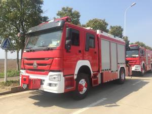 China HOWO Diesel Fire Department Rescue Trucks 4x2 350hp For Fire Fighting on sale