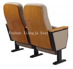 Home Furniture Auditorium Theater Seating Wooden Back Cold Rolled Steel Feet