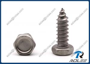 Cheap 304/316/18-8 Stainless Steel Indented Hex Head Self-tapping Sheet Metal Screws for sale