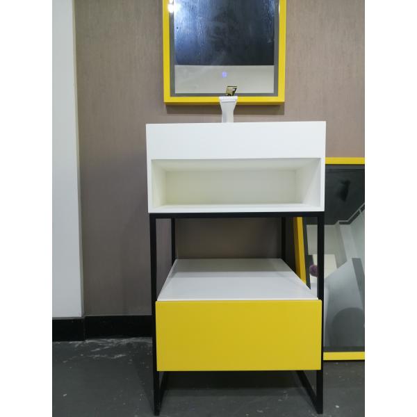 Stainless Steel Bathroom Sink Cabinets With Stone Sink  Easy To Install