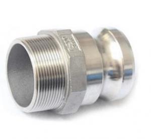 China Type F DIN 2828 Stainless Steel Cam Lock Hose Connectors / 1 Inch Hose Coupling on sale