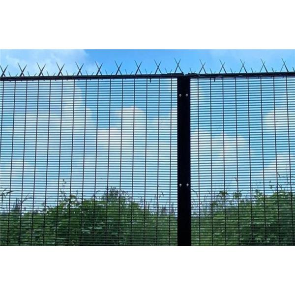Bolts Included Garden 2.8mm Welded Wire Mesh Fencing Panels Pvc Coated Curved Design