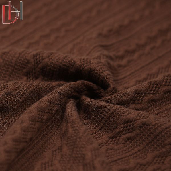 Breathable Jacquard Fabric Anti Static 95 Percent Polyester 5 Percent Spandex Fabric