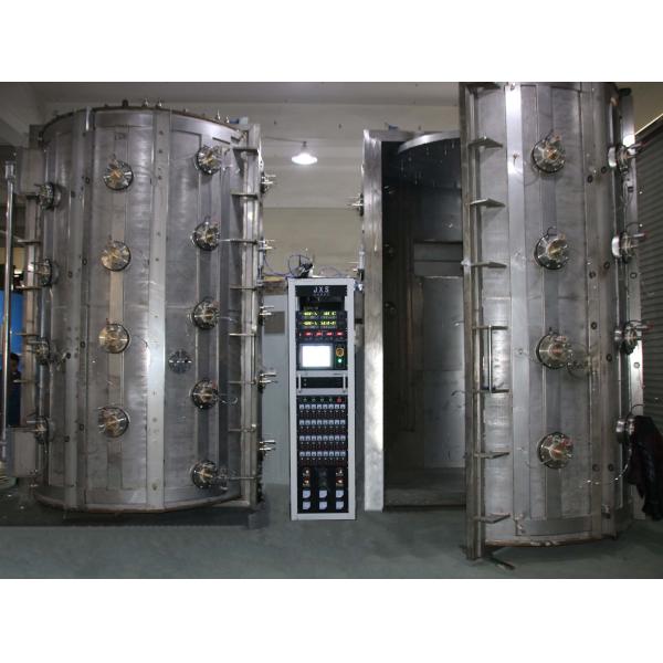 Full Surface Coverage Long-Lasting PVD Vacuum Coating Machine For Large Stainless Steel Room Divider & Partition Screen Frames