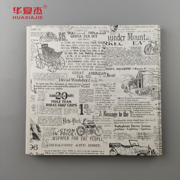 Durable Classic Pvc Laminated Panel Antiquity Style Pvc Ceiling Panel Decoration Wall Indoor