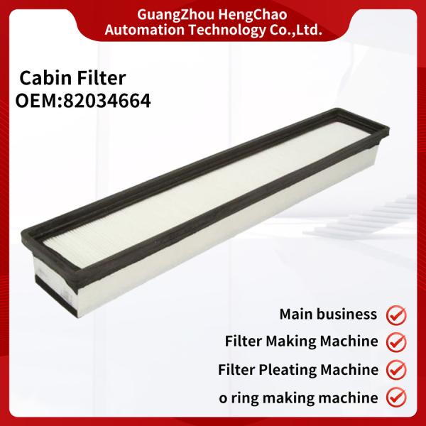 100mm Automatic Cabin Air Filter 82034664 Car Air Conditioner Filter Making Machine