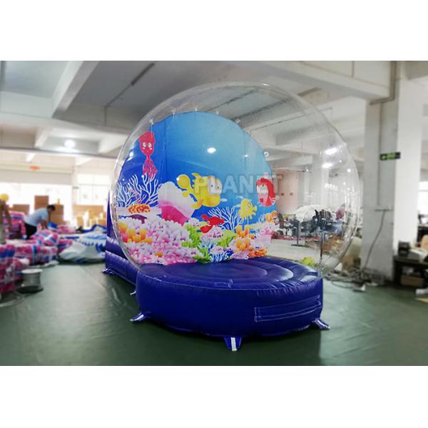 Safety Inflatable Bubble Tent / Inflatable Snow Globe 0.65 Mm PVC Tarpaulin