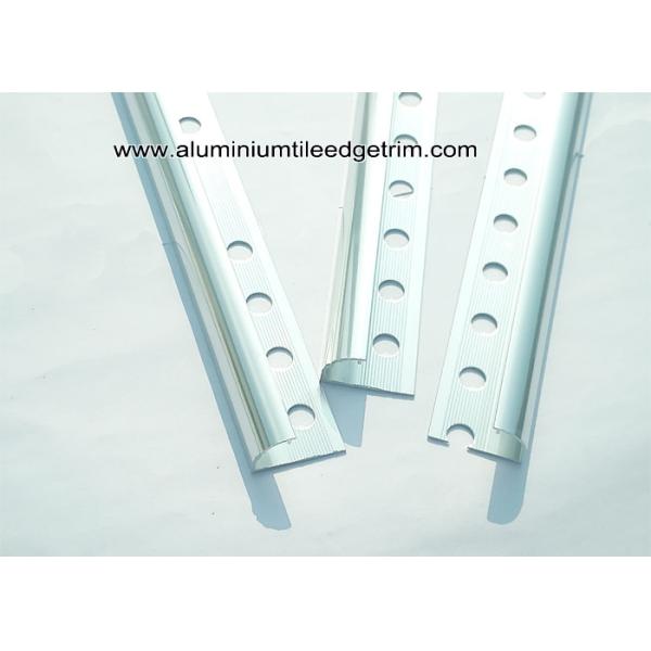 Chrome Ceramic Tile Metal Corner Trim 12mm For Tile Accessories