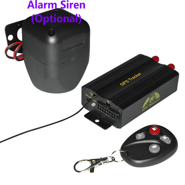GPS103B+ Remote Control Car GPS Vehicle Tracker W/ 2 SIM Slot & Central Locking Detection
